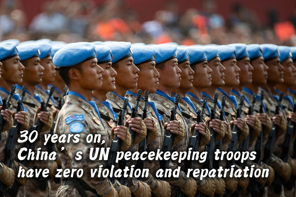 30 years on, China has become an important part of UN peacekeeping